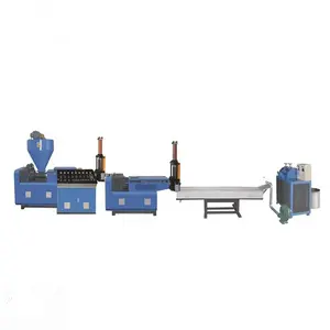 Double Screw ABS HDPE PE LDPE PP Recycling Pelletizing Machine