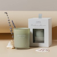 Coffret Cadeau de Luxe Bougie Parfumée en Verre avec Boîte Coulissante – Parfum Subtil – Cadeau d'Anniversaire Idéal pour Femme