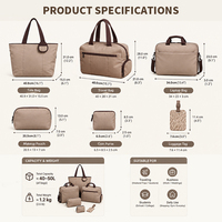 Sac de sport matelassé minimaliste personnalisé en usine, pochette à cosmétiques, ensemble de voyage de luxe, sacoche pour ordinateur portable, breloque