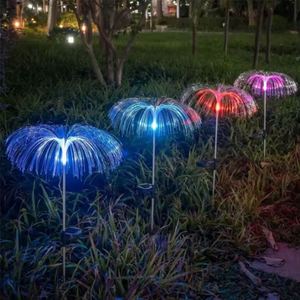 Solar Powered IP65 Water Resistant PVC Decorative <b>String</b> Lighting Single Layer Jellyfish Christmas Lights Dimmable <b>Garden</b> - Product Image 2