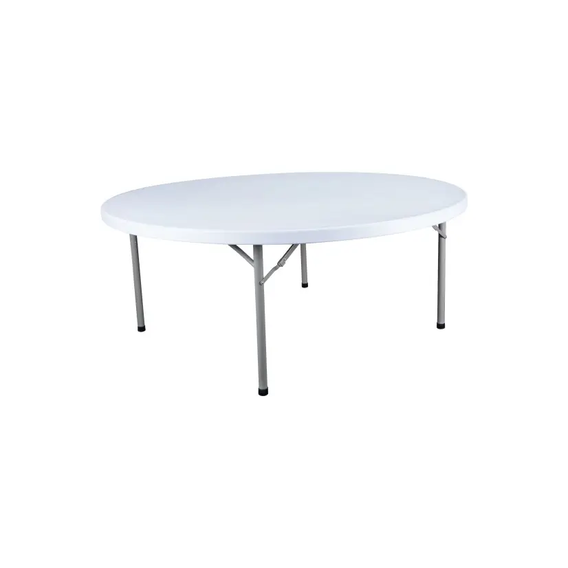 Пластиковый круглый складной стол для пикника HDPE