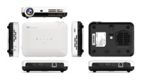 Mini projecteur portable WWT.H10S, 450 lumens ANSI, système Android 9.0, compatible 3D