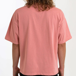 Round Neck Heavy <b>weight</b> Boxy T Shirts Designer Plus Size Men's Plain Shirts Cotton Oversized <b>Blank</b> T-shirt Pour Hommes - Product Image 3