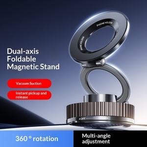 Foldable Desktop Phone <b>Stand</b> 360° Rotatable Strong Magnetic Suction Bracket Durable Universal <b>Car</b> Phone Holder - Product Image 2