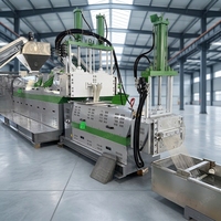 Machine de granulation à vis simple à deux étages |   Ligne de granulation pour le recyclage de films plastiques PP PE