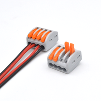 Connecteur de bornes électriques compact en gros d'usine KV222-414-250V 32A pour épissure de fils 28~14AWG Contact 0.015