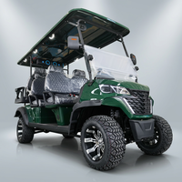 Voiturette de golf électrique EV 48V, 3-4 places, autonomie de 90 km, certifiée CE/GCC, vitesse de 30-50 km/h, poids à vide de 500 kg