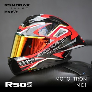 RSMORAX 男女兼用 R50Spro レーシングヘルメット「ブルームス」デザイン フルフェイス・オープンフェイス キッズ用 バイクヘルメット ABS素材 新品 - Product Image 4