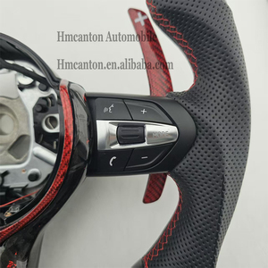 พวงมาลัยคาร์บอนไฟเบอร์แบบฟอร์จ รุ่นใหม่ สำหรับ BMW ซีรีส์ 3 ซีรีส์ 5 รุ่น F10 F20 F30 F90 F01 F02 - Product Image 6