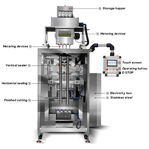 Machine d'emballage automatique VFFS pour poudre, sachets de protéines variées, fibres alimentaires, substituts de repas en poudre - Product Image 3
