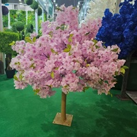 Pohon Bunga Sakura Buatan Tiruan Buatan Tangan untuk Dekorasi Meja Pernikahan, Natal, Hari Ibu, Paskah, dan Centerpieces