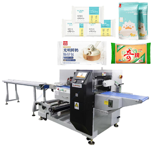 Food Industry Pillow Foil Packing <b>Machine</b> Business Commercial Pillow Rolling Wrapping Package Equipment - Product Image 4