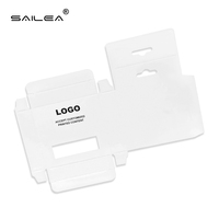Boîte en papier recyclable faite à la main avec logo personnalisé, fenêtre en PET et doublure en éponge, forme personnalisable