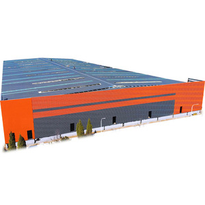 Bon marché Prix léger préfabriqué <span class=keywords><strong>grande</strong></span> portée installation rapide Structure en acier hangar de stockage atelier bâtiment soudage coupe à vendre - Product Image 2