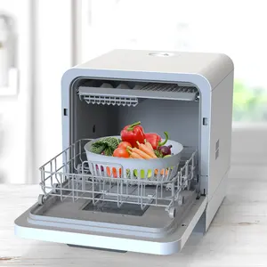 Mutfak ev bulaşık makinesi parçaları sayacı masa üstü bulaşık makinesi Mini bulaşık makinesi elektrikli yüksek verimli bulaşık yıkama makinesi