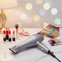Sèche-cheveux de voyage compact et pliable Anbolife, haute vitesse 2600W, moteur AC ionique alimenté par batterie, qualité fiable, multi-styles
