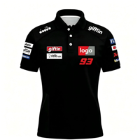 Camiseta Polo de Carreras Personalizable 2026, de Alta Calidad y Secado Rápido, Uniforme de Equipo para Hombres y Mujeres, para Competencia de Motorsport y Uso Diario