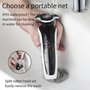Tête de lame flottante triple OEM 4-en-1 Nouveau <span class=keywords><strong>rasoir</strong></span> électrique humide-sec double <span class=keywords><strong>rasoir</strong></span> étanche pour le rasage du corps, du visage et du <span class=keywords><strong>bikini</strong></span> - Product Image 4