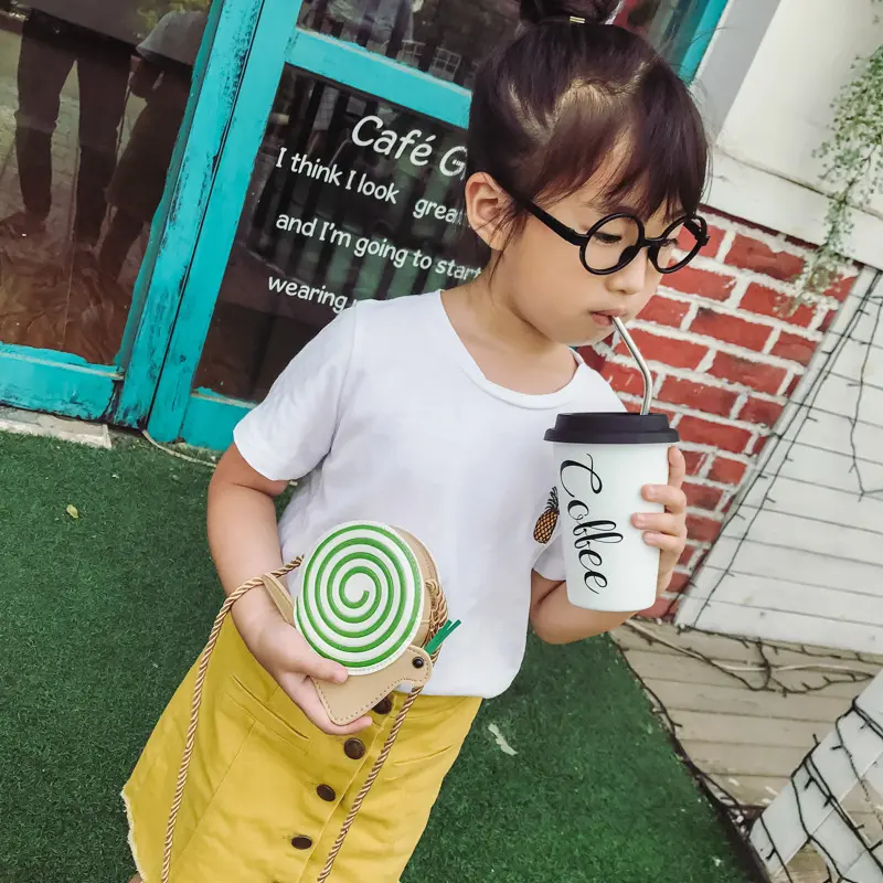 한국어 어린이 소녀 2019 새로운 귀여운 작은 동물 변경 액세서리 작은 패션 아기 메신저 가방 조수