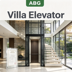 Mini Ascensore Senza Fossa per Villa con Telaio in Acciaio Zincato per Ville Private Ristrutturate di Piccole Dimensioni - Product Image 1
