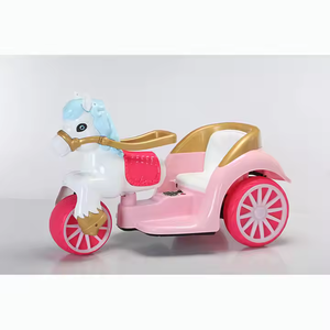 Vente flash - Voiture électrique pour enfants rose princesse, trois roues, voiture électrique pour enfants, pour les jolies filles - Product Image 6