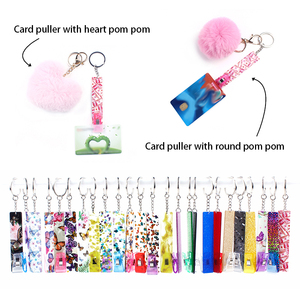 Porte-clés personnalisés en gros avec logo, en acrylique et métal <span class=keywords><strong>de</strong></span> haute qualité, pour ongles longs - Product Image 4