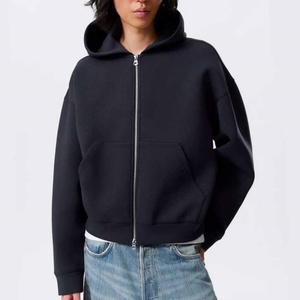 Sudaderas con Capucha Personalizadas al por Mayor con Logotipo Personalizado ODM/OEM, de Felpa Francesa, Unisex, Lisas, Bordadas, con Cremallera Completa, para Hombre - Product Image 2