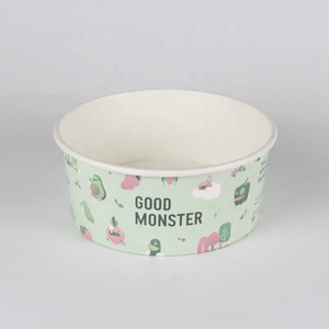 Bol en papier de qualité alimentaire, Logo personnalisé imprimé, pour la salade et les plats pour les tout-petits, tous les aliments - Product Image 2