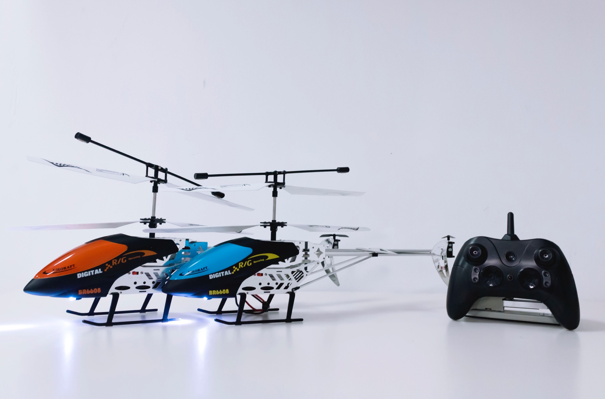 Ancesfun RC Hubschrauber 3.5 Kanal - Ferngesteuerter Helikopter Mit LED Licht