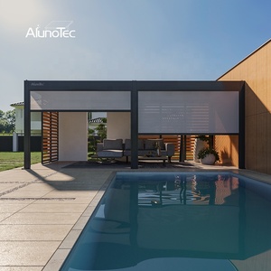 Самая передовая система перголы AlunoTec: вращающиеся и выдвижные ламели для крыши, уличная беседка для сада, алюминиевый садовый павильон/зимний сад - Product Image 5