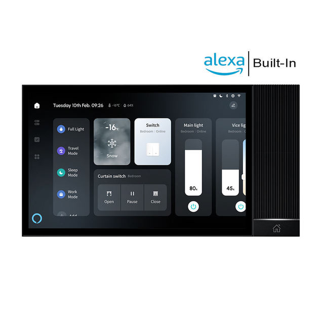PW823A 8 Inch Built-in Alexa Voice Central Control Panel Tuya Smart Home System Automation Moes
