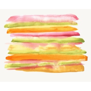 Nouvelle arrivée : Toile d'art encadrée de qualité supérieure avec décor orange et vert pour une touche moderne au mur - Product Image 3