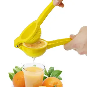 Espremedor manual de metal para limão e limão, espremedor de frutas cítricas em aço inoxidável, espremedor manual de frutas frescas, ferramenta de cozinha