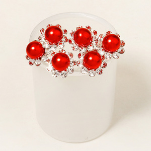 6 unids/pack de diamantes de imitación de pelo de la Boda nupcial de la boda Horquillas para el <span class=keywords><strong>cabello</strong></span> perla nupcial pelo Clip de <span class=keywords><strong>plata</strong></span> - Product Image 5