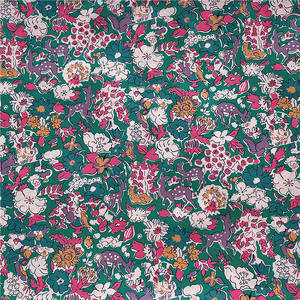 Venta al por mayor personalizado digital impreso flor Londres tejido 100% algodón transpirable tela para ropa - Product Image 5