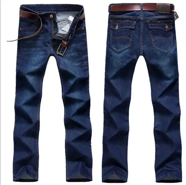High Quality Blue Streetwear Wash Low Moq Big Size Jeans For Men New Styles