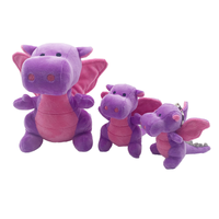 Peluche Dinosaure Dragon Amusante, Idéale pour Nouveau-né, Super Douce, Couleurs et Design Personnalisables, Rembourrage Coton PP, Lavable