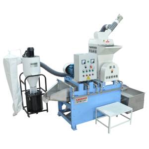 Machine automatique SHINHO pour la granulation du cuivre de rebut, déchiqueteuses de câbles métalliques à chaud pour les déchets de câbles en cuivre - Product Image 4