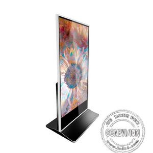 Tầng đứng 75 inch trong nhà Floorstanding 75 inch Slim LCD hiển thị <span class=keywords><strong>kiosk</strong></span> kỹ thuật số Standee - Product Image 3