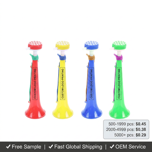 Corne de supporter réglable <span class=keywords><strong>Vuvuzela</strong></span>, bruiteur de fête pour stade en matériau PP haute résistance - Product Image 3