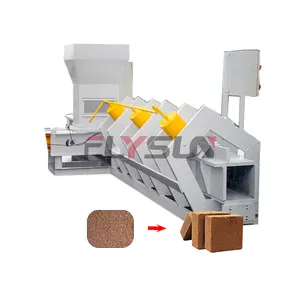 Malaysia Website Cocopeat Block Press maschine Kokosnuss Torf Block Coco Kokos Ziegel herstellung Maschine