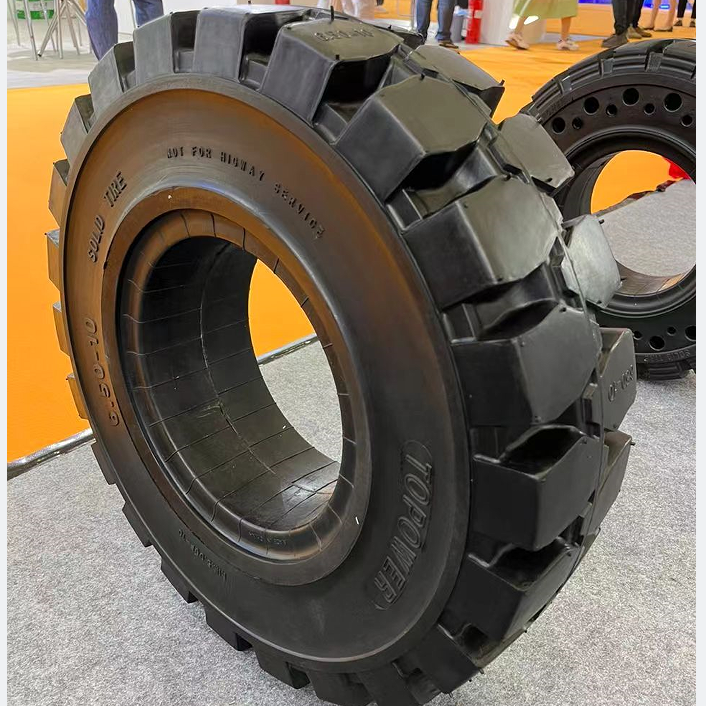 18 Months Warranty High Quality 6.50-10 Solid Tires Manufacturer 10 Inches Cheap Price for Forklifts
