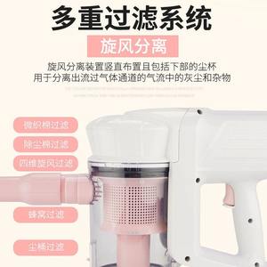 Aspiradora de mano con cable Zhigao, cable de alimentación de 4 m, aspiradora eléctrica vertical portátil blanca con boquilla plana para limpieza del hogar - Product Image 5