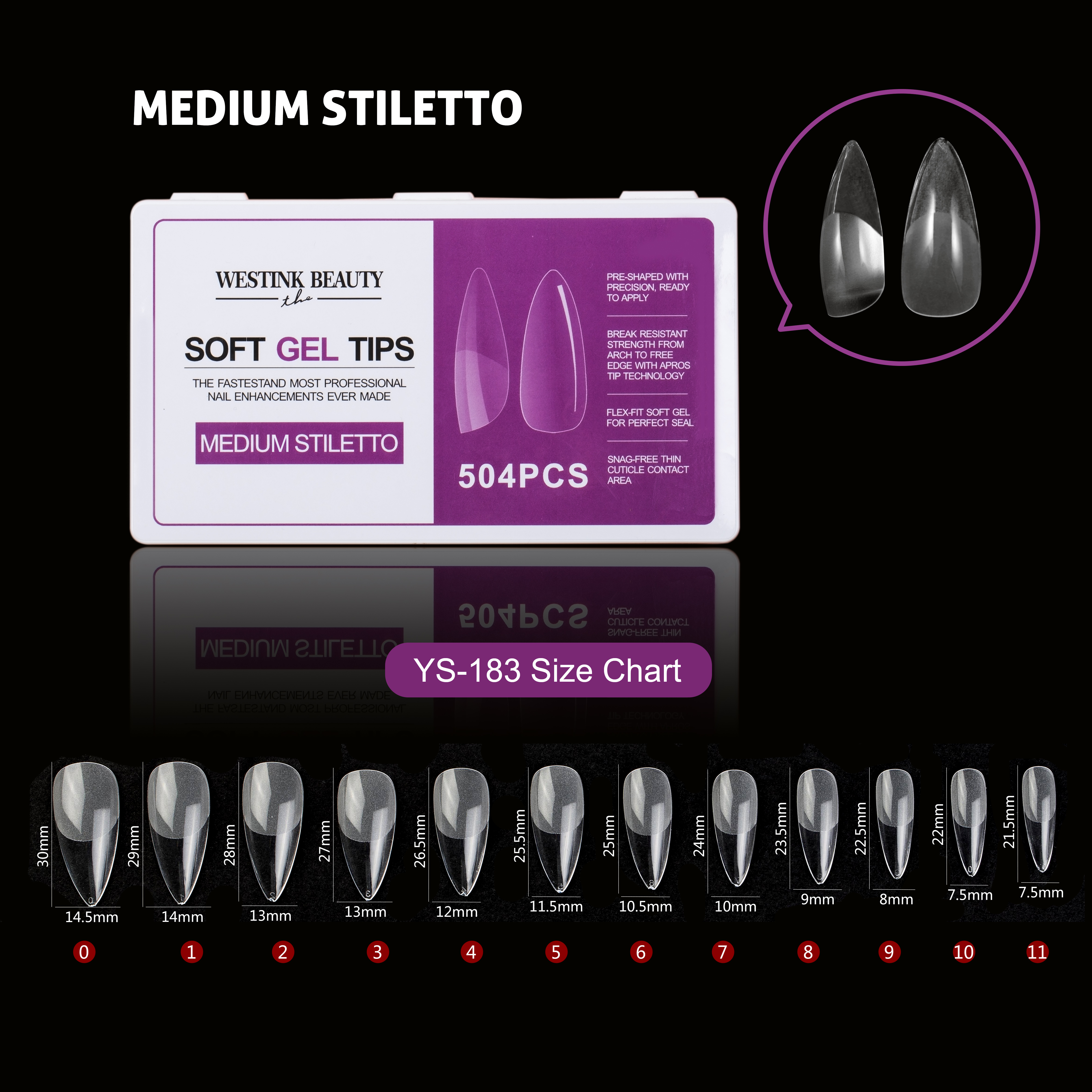 YS-183 Medium Stiletto