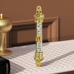 Pegatinas artesanales para puerta, decoraciones Retro, postes <span class=keywords><strong>de</strong></span> puerta <span class=keywords><strong>de</strong></span> Jerusalén, <span class=keywords><strong>Biblia</strong></span>, Torá, Rollo sagrado, Mezuzah - Product Image 5