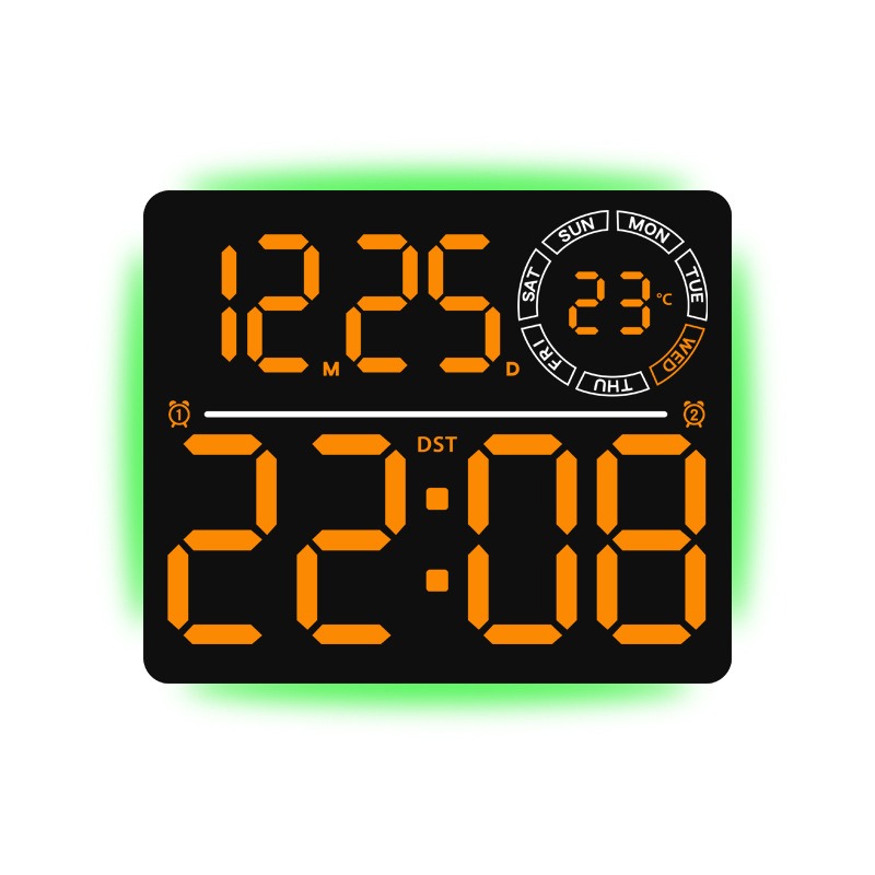 6692 guscio nero, luce arancione