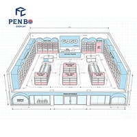 NOUVEAU Comptoir de Présentation pour Magasin de Cadeaux, Vitrine de Vente au Détail, Comptoir de Magasin de Bonbons pour Centre Commercial, Présentoir en Bois pour Bonbons