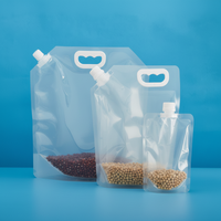 Pochette souple à bec verseur en aluminium de qualité alimentaire, grande capacité, résistante à l'humidité, pour le stockage d'eau en extérieur