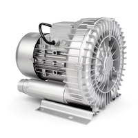 Souffleur triphasé à faible bruit 0,25KW-0,75KW 380V Pompe à air vortex pour applications de refroidissement de salle de serveur