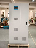 Régulateur de tension automatique triphasé 380V 220V SVC AC en cuivre 100kVA 200kVA 400kVA avec affichage LED, modèle SBW